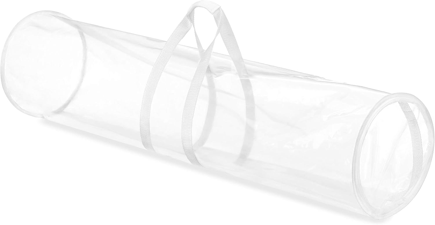 Whitmor 6044-4924 Clear Gift Wrap Organizer - Zippered Storage for 25 Rolls - Image 8