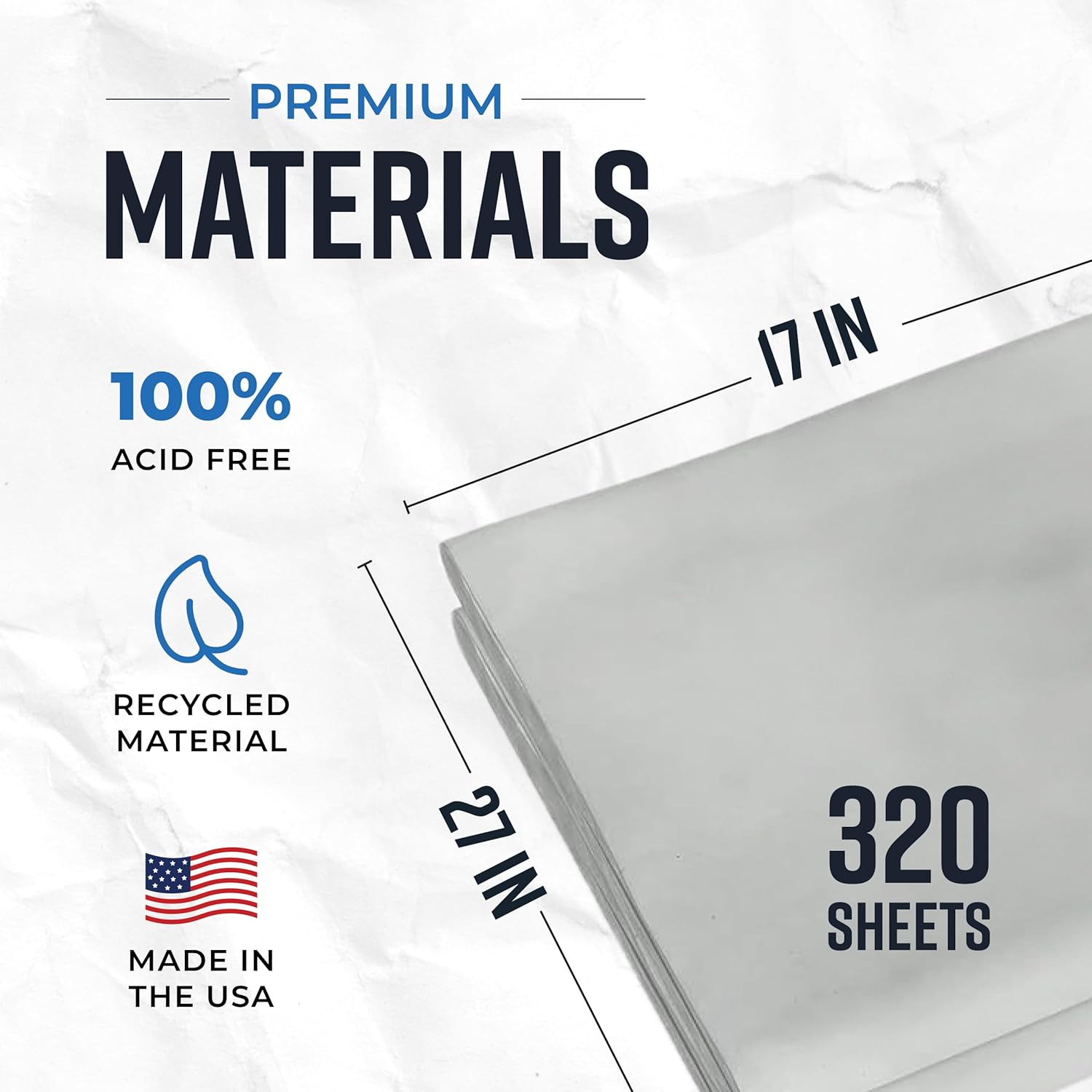 Bryco Goods Newsprint Packing Paper Sheets for Moving - 10lb - 320 Sheets of Newspaper Paper - Wrapping and Protecting Fragile Items. Box Filler. Shipping Supplies - 27 x 17 - Made in the USA - Image 7